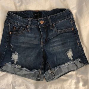 Jean shorts!  Super cute & comfortable!